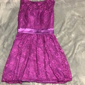 Purple bridesmaid dress